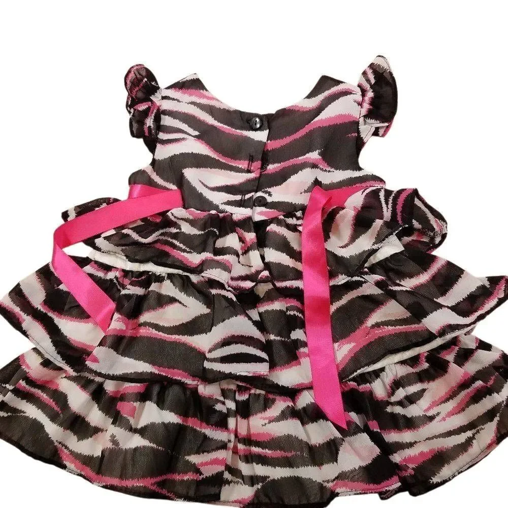 Youngland zebra dress 2T